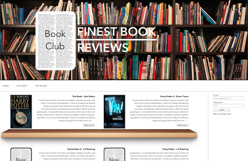 Book Club - Portfolio Image